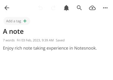 First note mobile