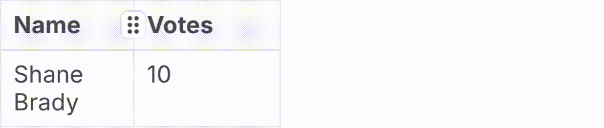 Resize a table on mobile