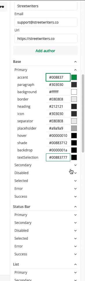 Toolbar