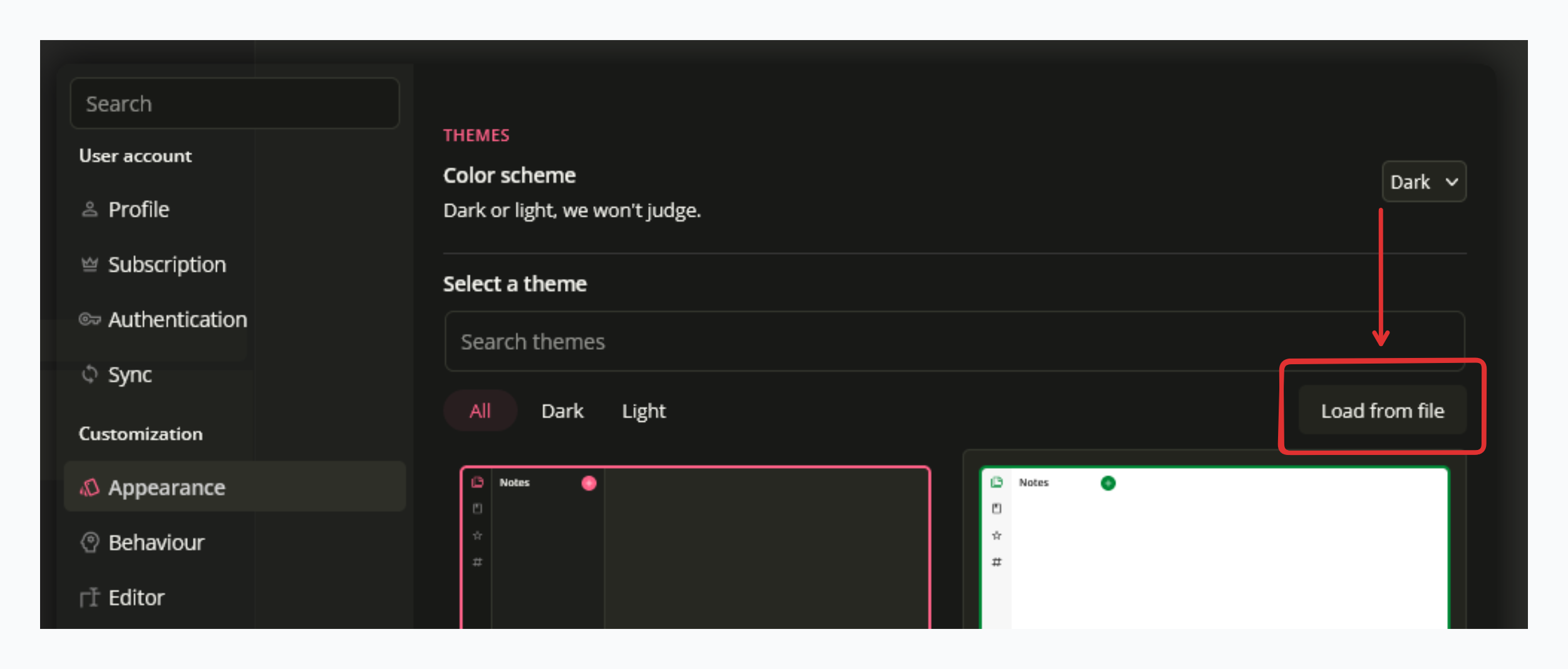 Toolbar